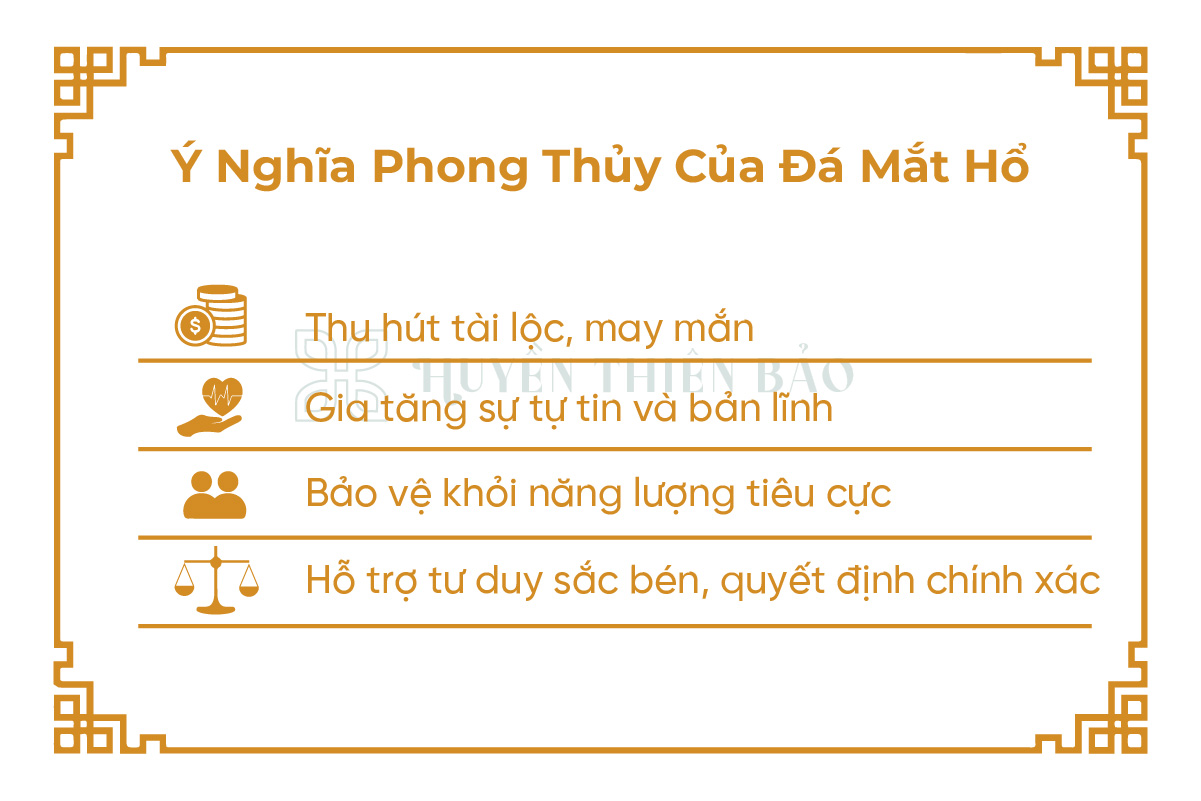 Bảng ý nghĩa Đá Mắt Hổ