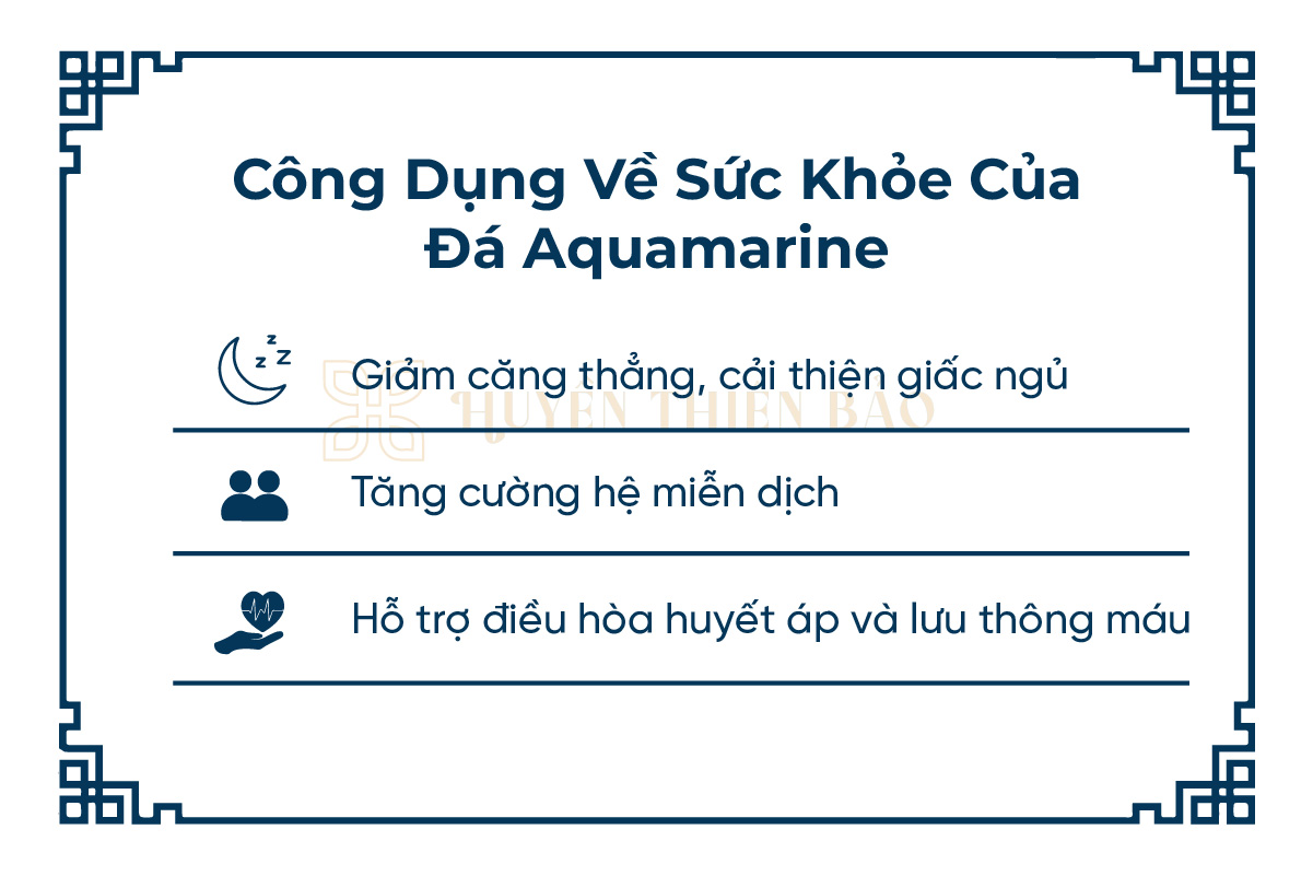 Công dụng Đá Aquamarine