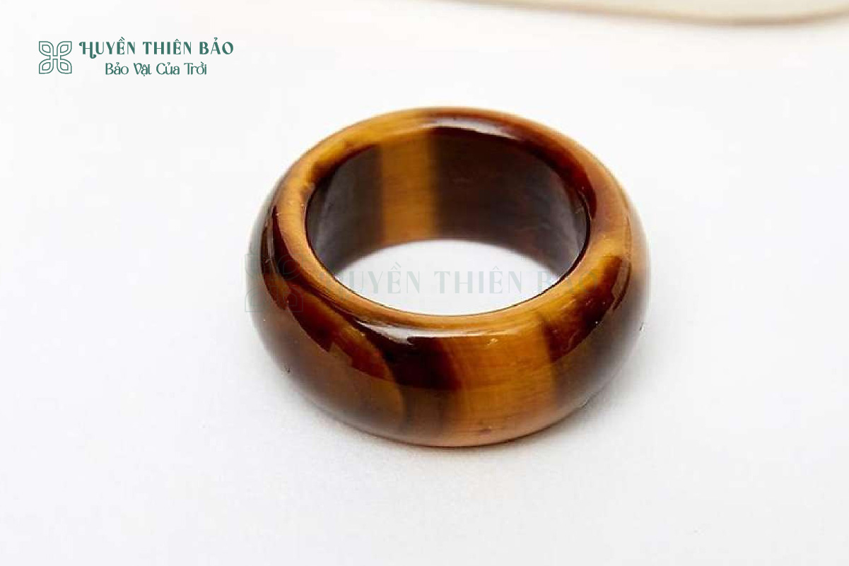 Nhẫn đeo tay đá mắt hổ