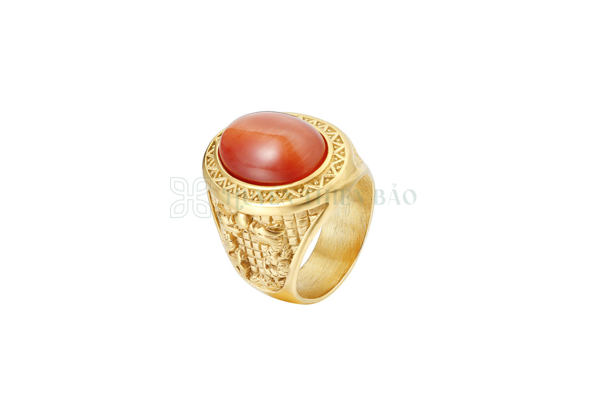 Nhẫn vàng đá mặt trời
