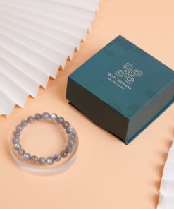 HUYỀN THIÊN BẢO | Vòng Tay Đá Xà Cừ Trắng Hạt Trơn HUYỀN THIÊN BẢO | Vòng Tay Đá Xà Cừ Trắng Hạt Trơn