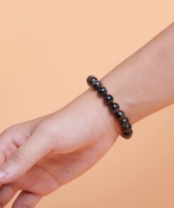 HUYỀN THIÊN BẢO | Vòng Thạch Anh Tóc Đen Hạt Trơn HUYỀN THIÊN BẢO | Vòng Thạch Anh Tóc Đen Hạt Trơn