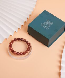 HUYỀN THIÊN BẢO | Vòng Thạch Anh Tóc Nâu Hạt Trơn HUYỀN THIÊN BẢO | Vòng Thạch Anh Tóc Nâu Hạt Trơn
