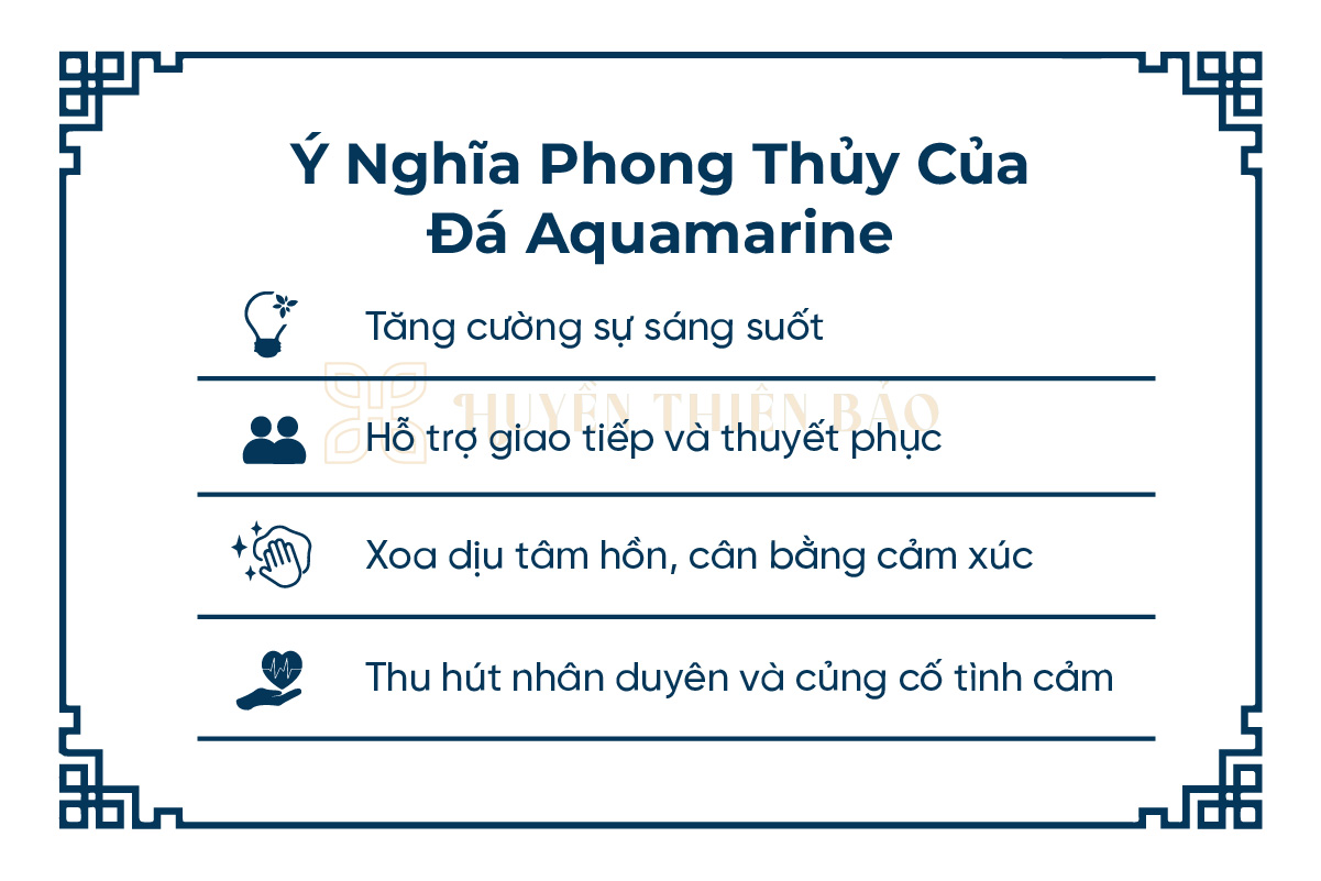 Ý nghĩa Đá Aquamarine
