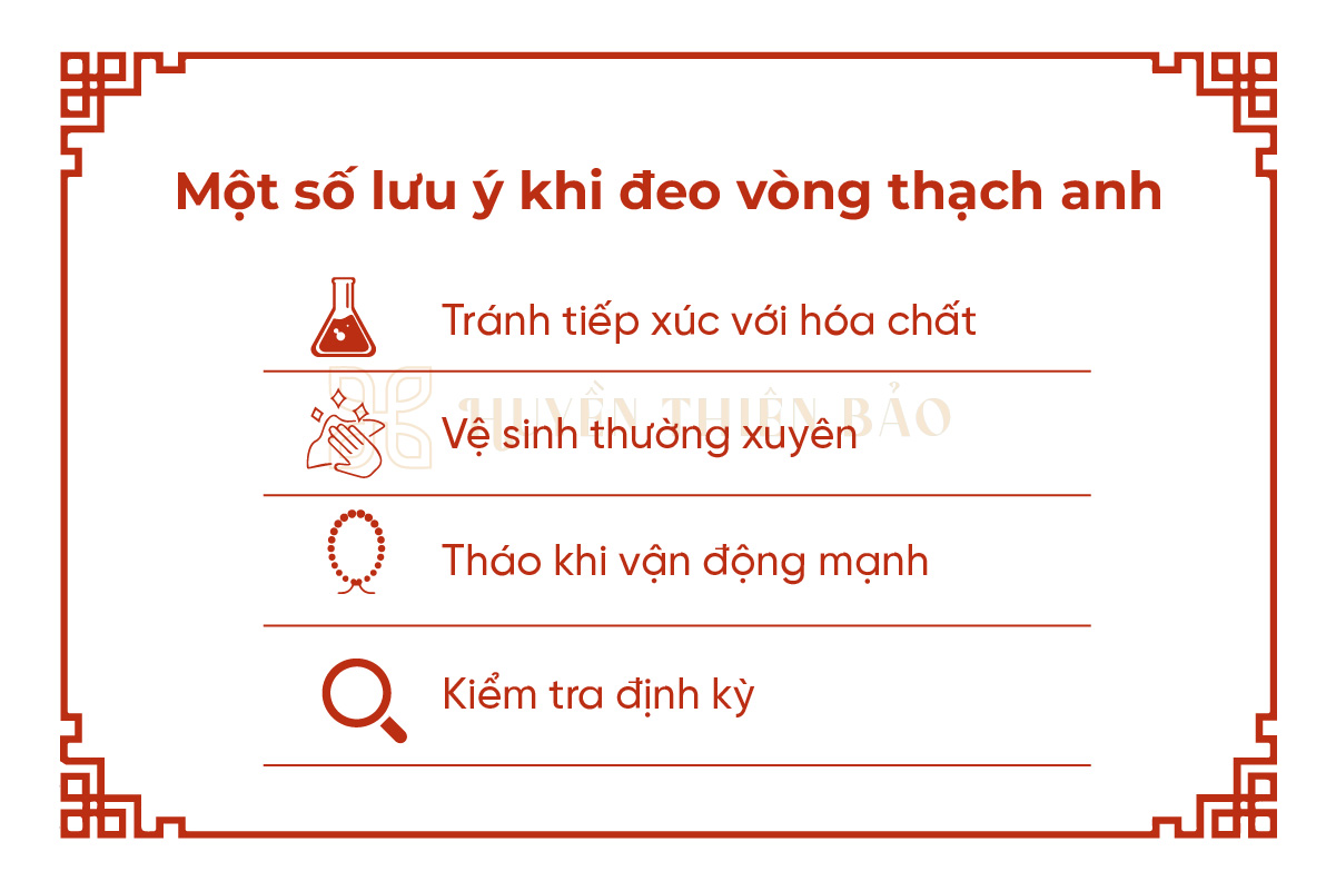 Một số lưu ý khi đeo vòng đá mắt hổ