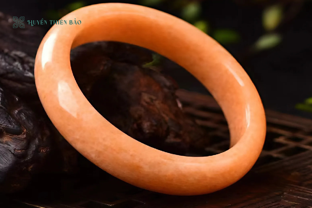 Vòng tay đá mặt trời bản liền khối