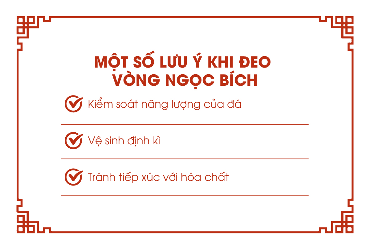 Một số lưu ý khi đeo vòng tay thạch anh hồng