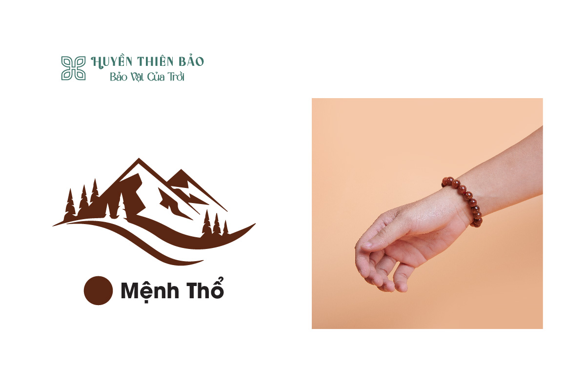 Vòng thạch anh tóc nâu: Phù hợp với người mệnh thổ