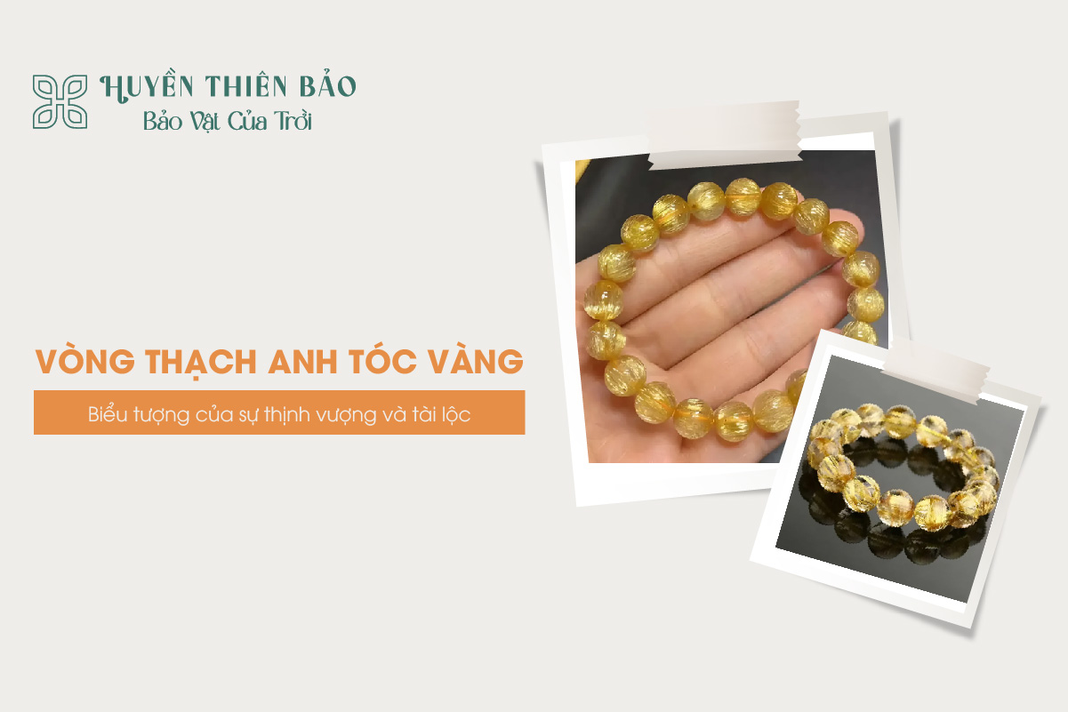 Vòng thạch anh tóc vàng