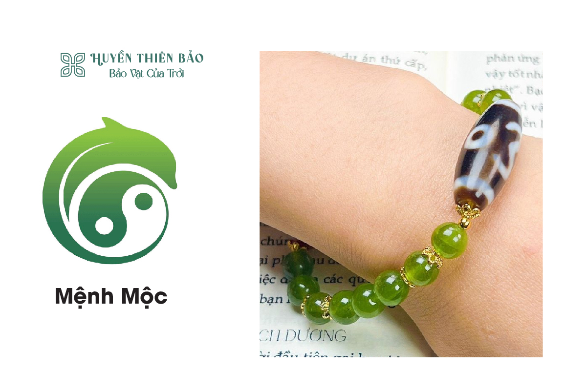 Vòng tourmaline màu trắng và vàng: Phù hợp với người mệnh kim